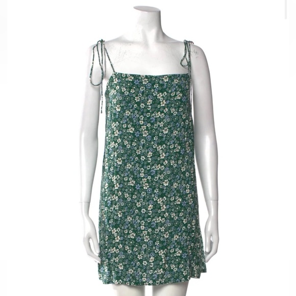 Reformation Agean Tie Strap Mini Dress - Picture 3 of 8